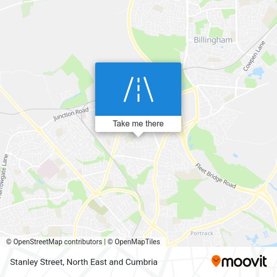 Stanley Street map