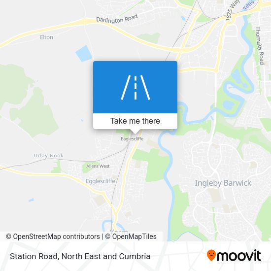 Station Road map