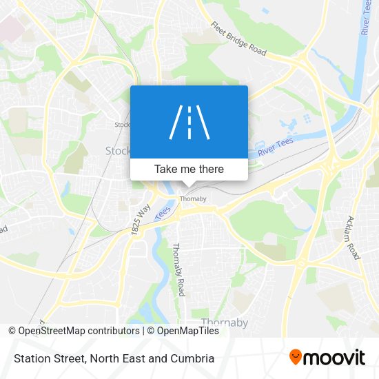 Station Street map