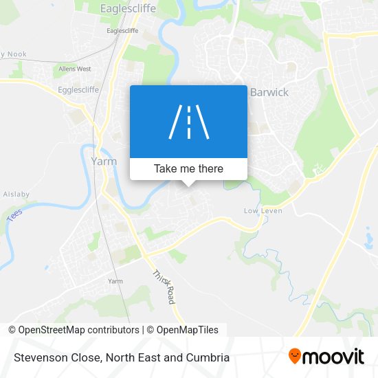 Stevenson Close map
