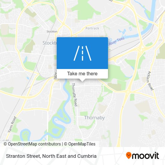 Stranton Street map