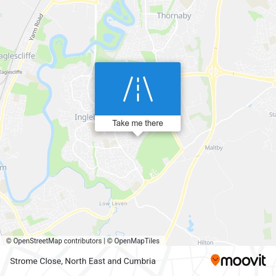 Strome Close map