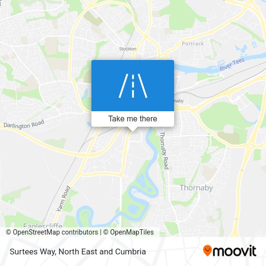 Surtees Way map