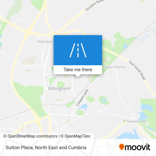 Sutton Place map