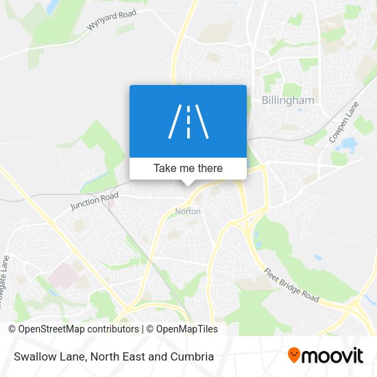 Swallow Lane map