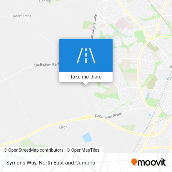 Symons Way map