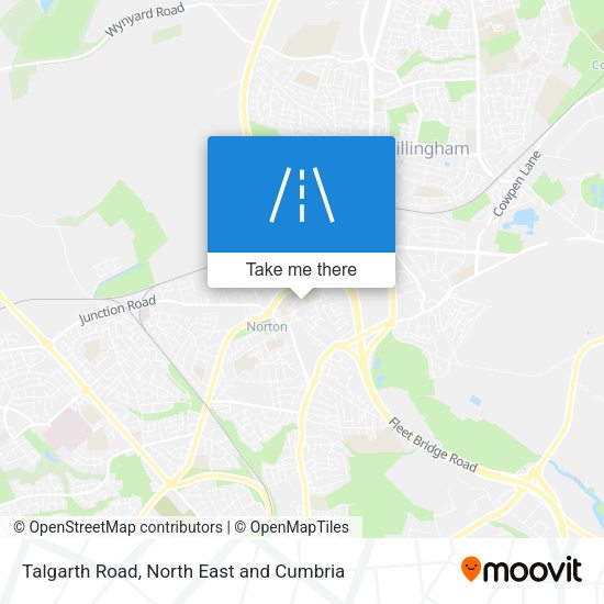 Talgarth Road map