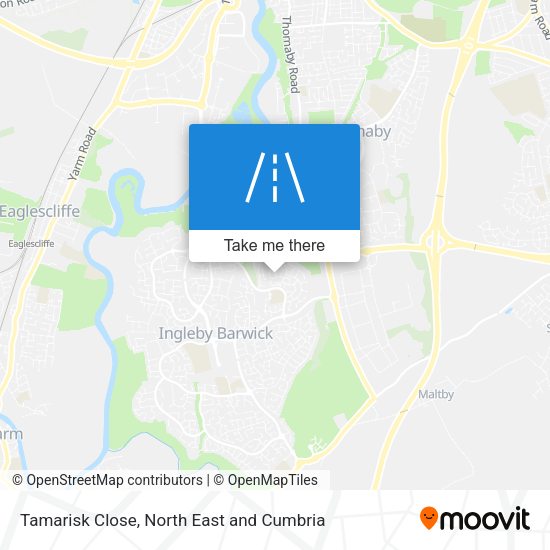 Tamarisk Close map