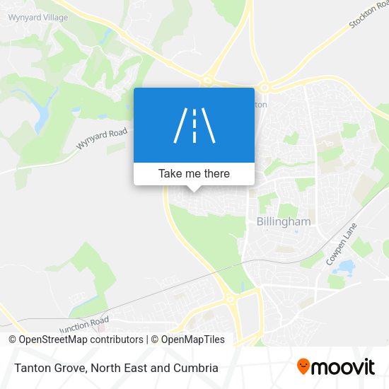 Tanton Grove map