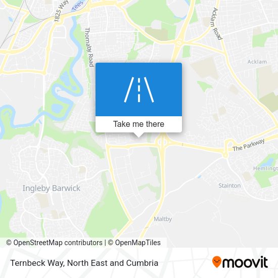 Ternbeck Way map