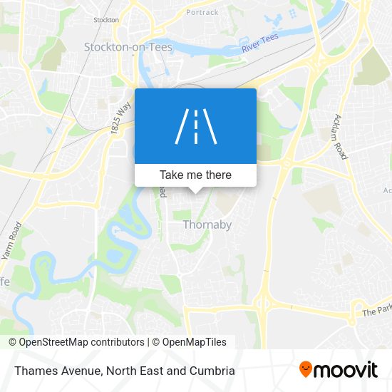 Thames Avenue map