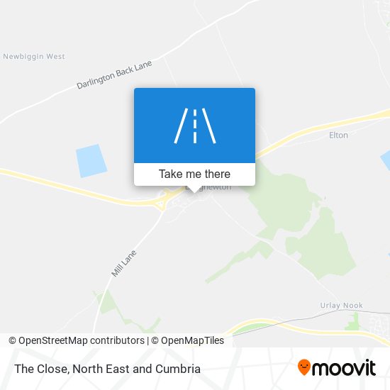 The Close map