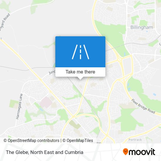 The Glebe map