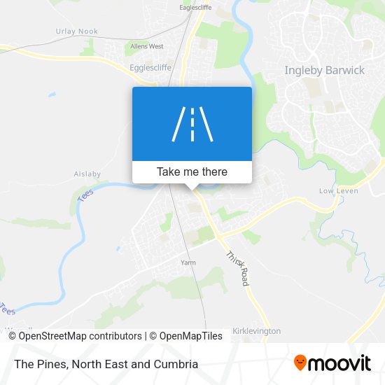 The Pines map