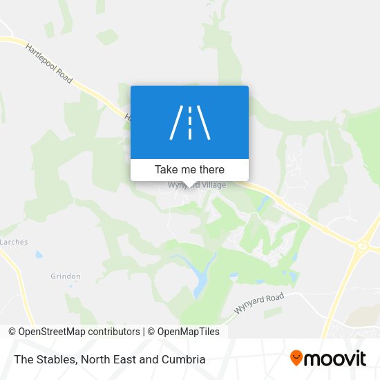 The Stables map