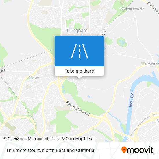 Thirlmere Court map