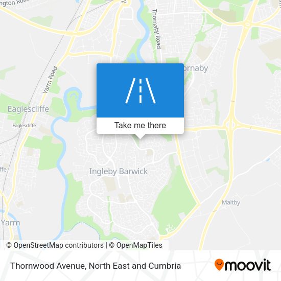 Thornwood Avenue map