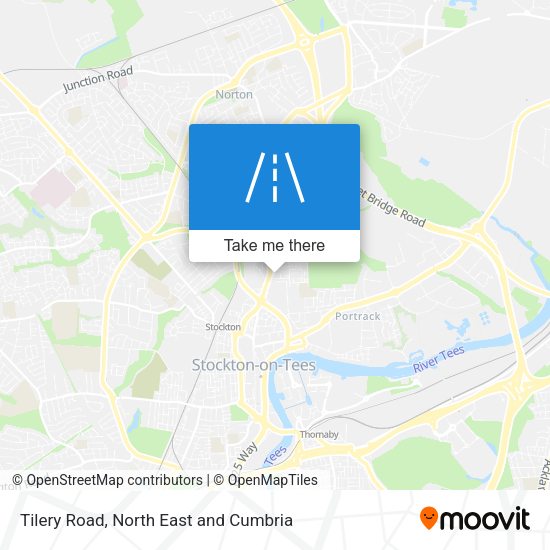 Tilery Road map