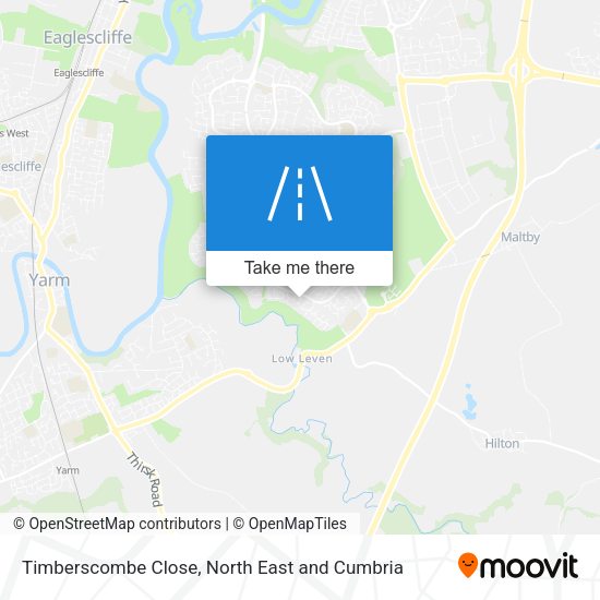 Timberscombe Close map
