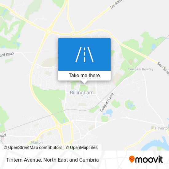 Tintern Avenue map