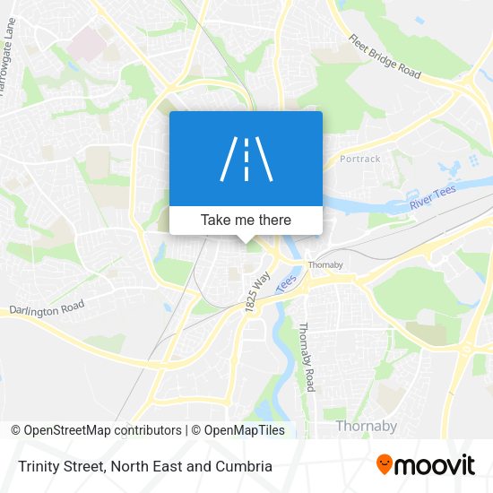 Trinity Street map