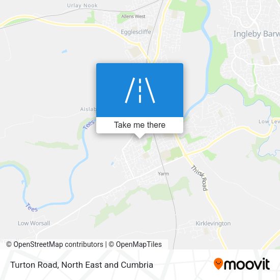 Turton Road map