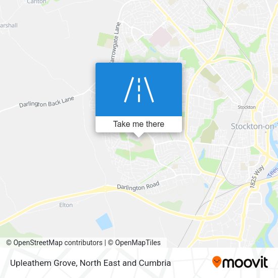 Upleathem Grove map
