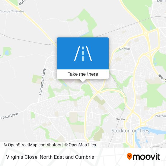 Virginia Close map