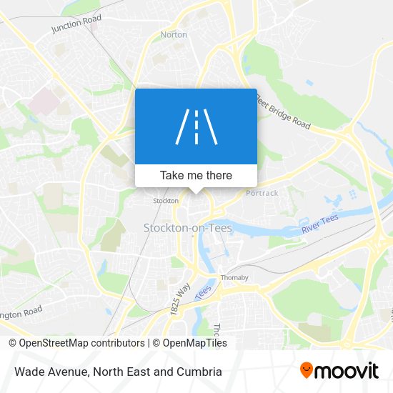 Wade Avenue map