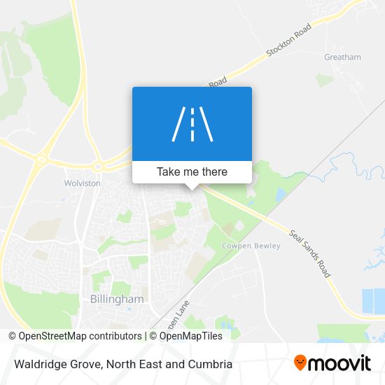 Waldridge Grove map