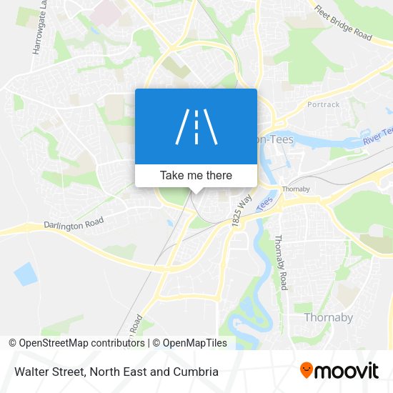 Walter Street map