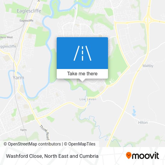 Washford Close map