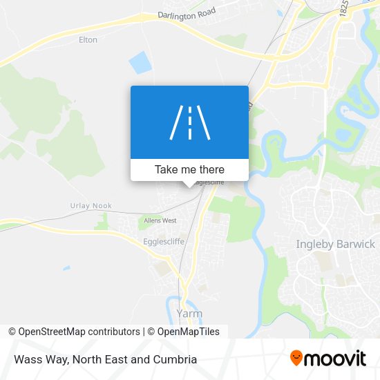 Wass Way map
