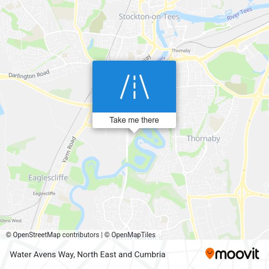 Water Avens Way map
