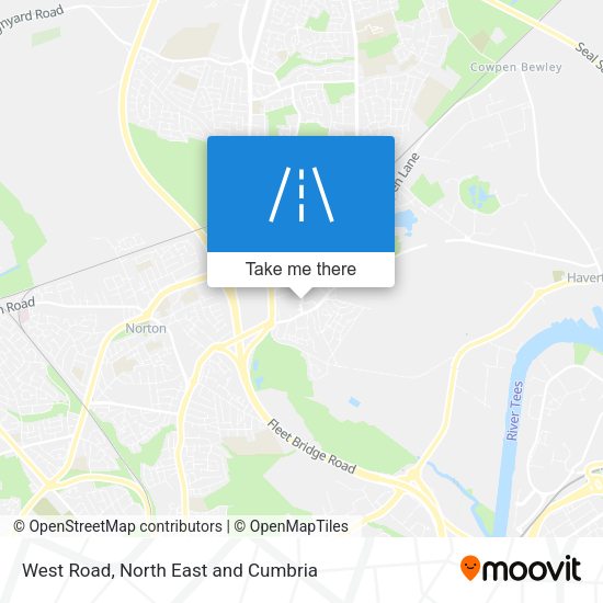 West Road map