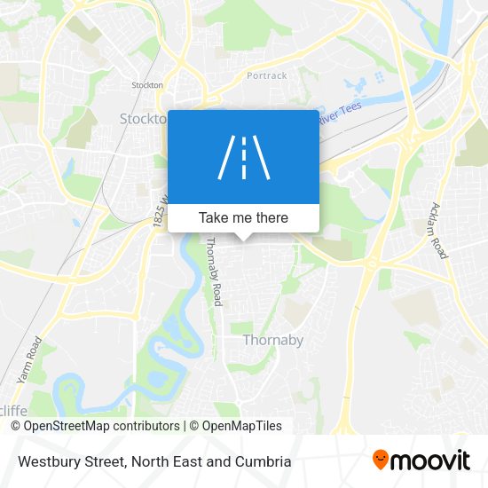 Westbury Street map