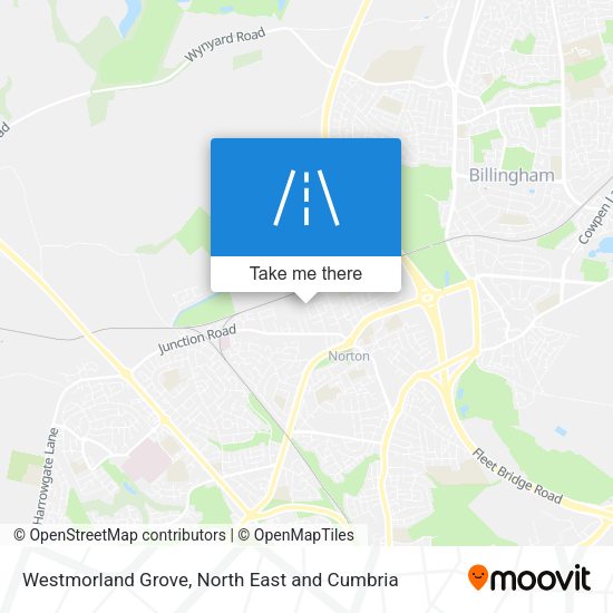Westmorland Grove map
