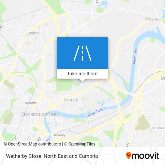 Wetherby Close map