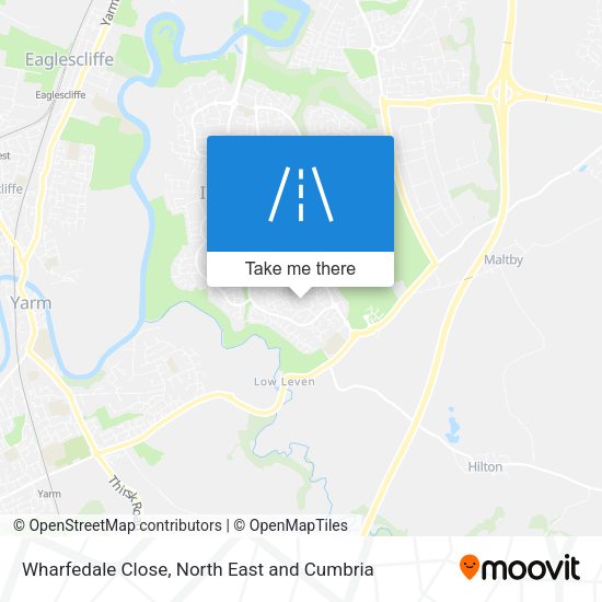 Wharfedale Close map
