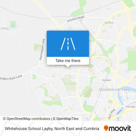 Whitehouse School Layby map