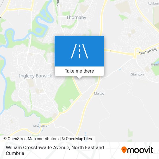 William Crossthwaite Avenue map