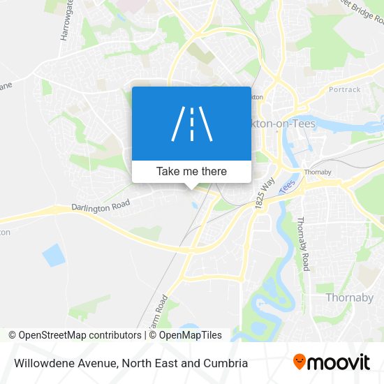 Willowdene Avenue map