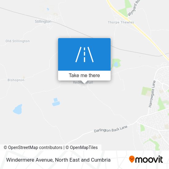 Windermere Avenue map