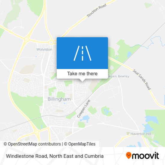 Windlestone Road map