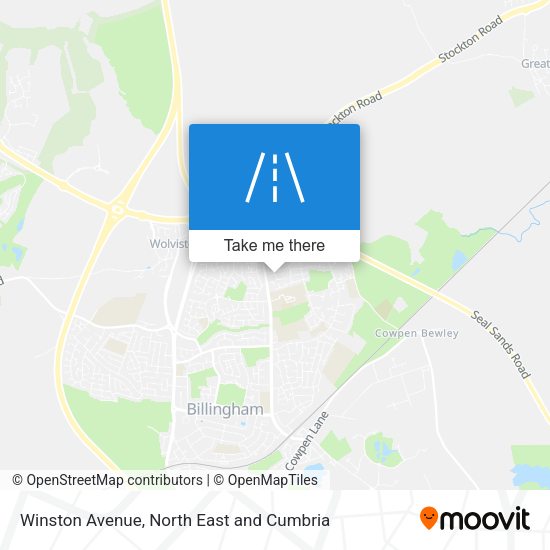 Winston Avenue map