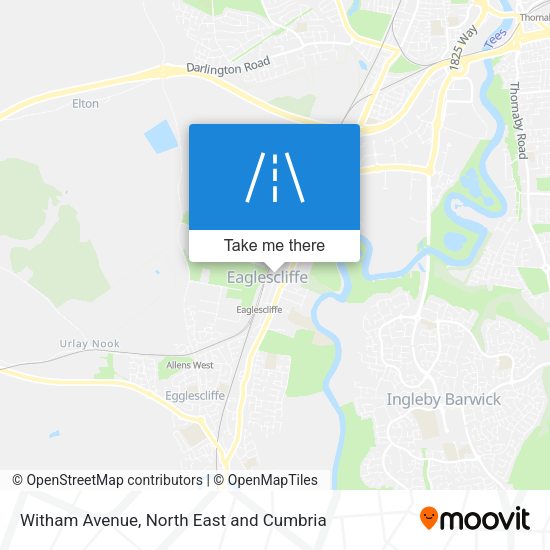 Witham Avenue map