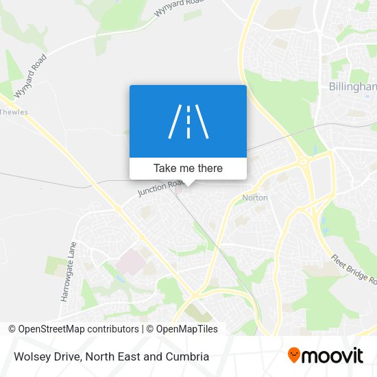 Wolsey Drive map