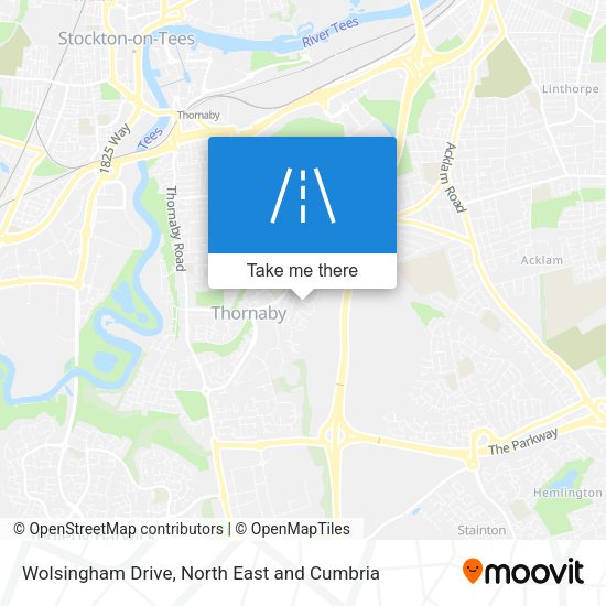 Wolsingham Drive map