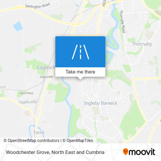 Woodchester Grove map