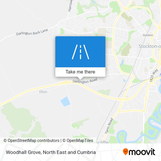 Woodhall Grove map
